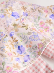 Pink Bow Back Pattern Bucket Hat (3mths-13yrs) - Image 2 of 3