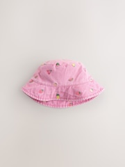 Pink Fruit Bucket Hat (3mths-16yrs) - Image 1 of 3