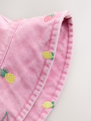Pink Fruit Bucket Hat (3mths-16yrs) - Image 2 of 3