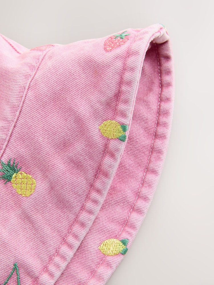 Pink Fruit Bucket Hat (3mths-16yrs) - Image 2 of 3