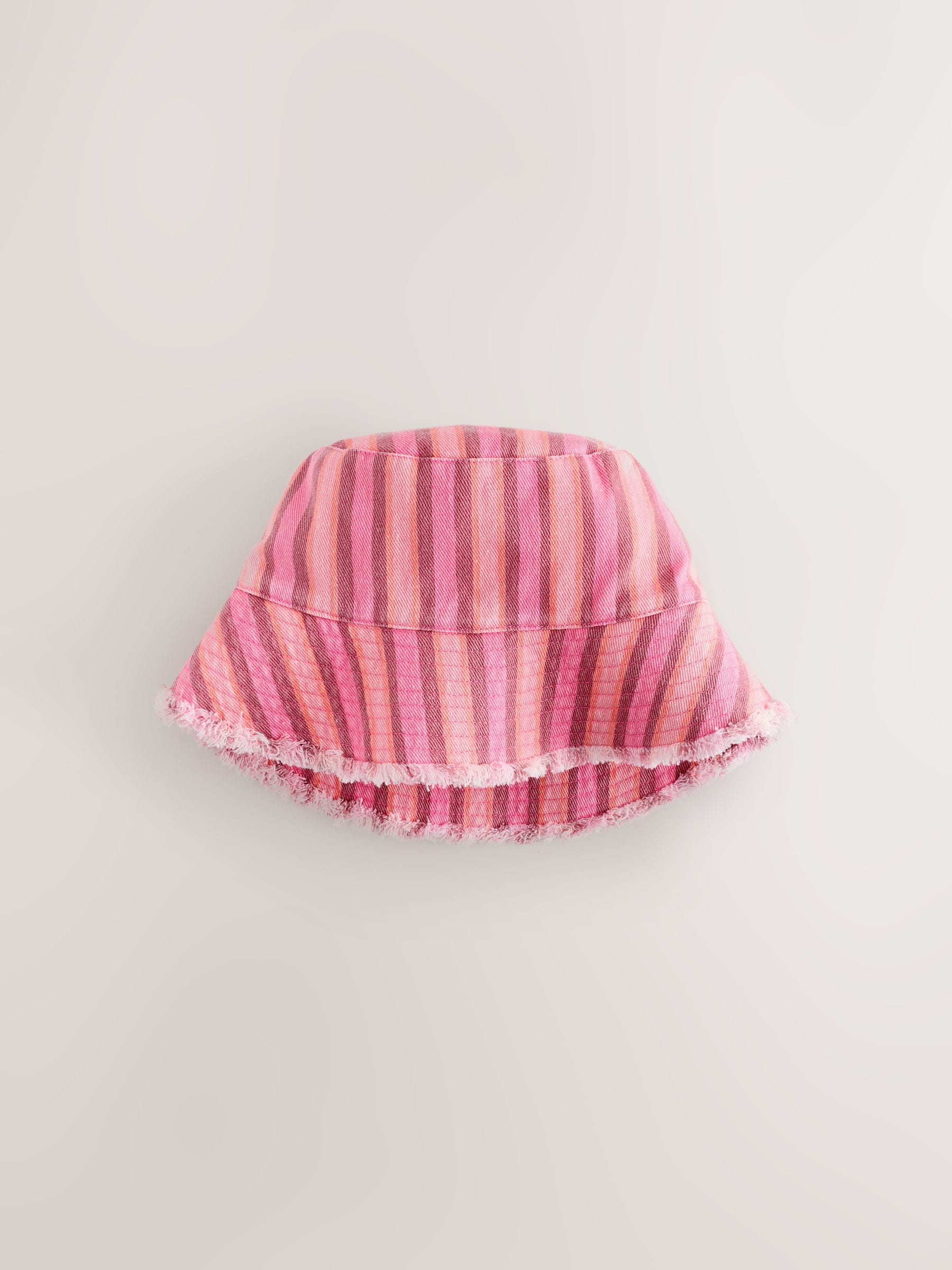 Buy Stripe Pink Bucket Hat (3mths-16yrs) from the Next UK online shop