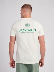 Jack Wills White Seals Logo T-Shirt - Image 4 of 4