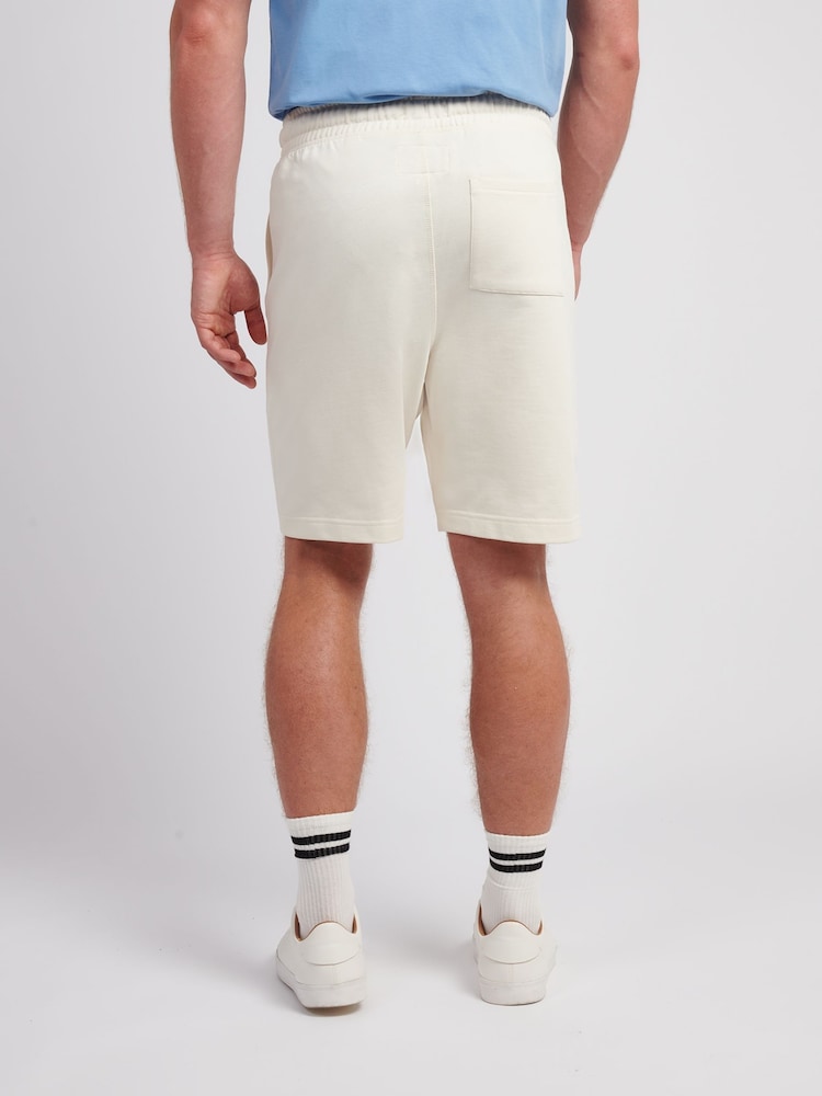 Jack Wills White Sport Club Loopback Shorts - Image 2 of 4 Jack Wills White Sport Club Loopback Shorts - Image 2 of 4
