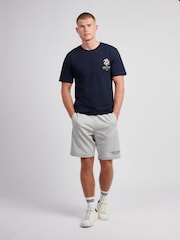 Jack Wills Blue Swirl Graphic T-Shirt - Image 3 of 4