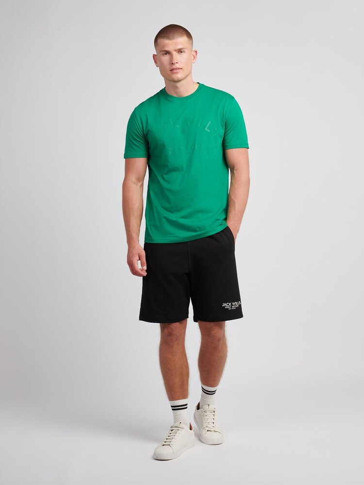 Jack Wills Green Logo Print T-Shirt - Image 3 of 3 Jack Wills Green Logo Print T-Shirt - Image 3 of 3