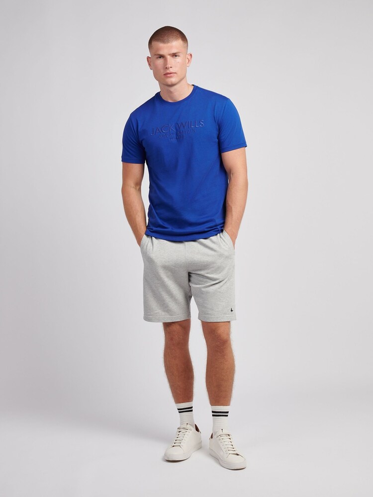 Jack Wills Sodalite Blue Carnaby T-Shirt - Image 2 of 3 Jack Wills Sodalite Blue Carnaby T-Shirt - Image 2 of 3