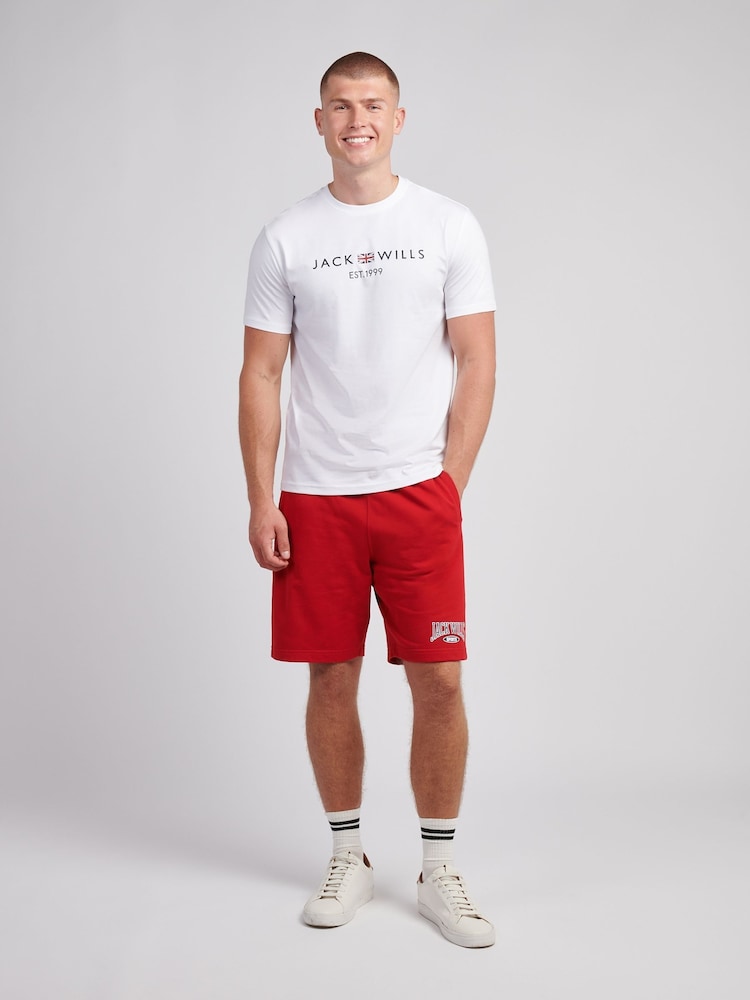 Jack Wills White Union Flag T-Shirt - Image 2 of 3 Jack Wills White Union Flag T-Shirt - Image 2 of 3