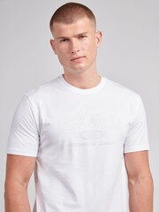 Jack Wills White Dystopia Stitch Graphic T-Shirt - Image 2 of 3