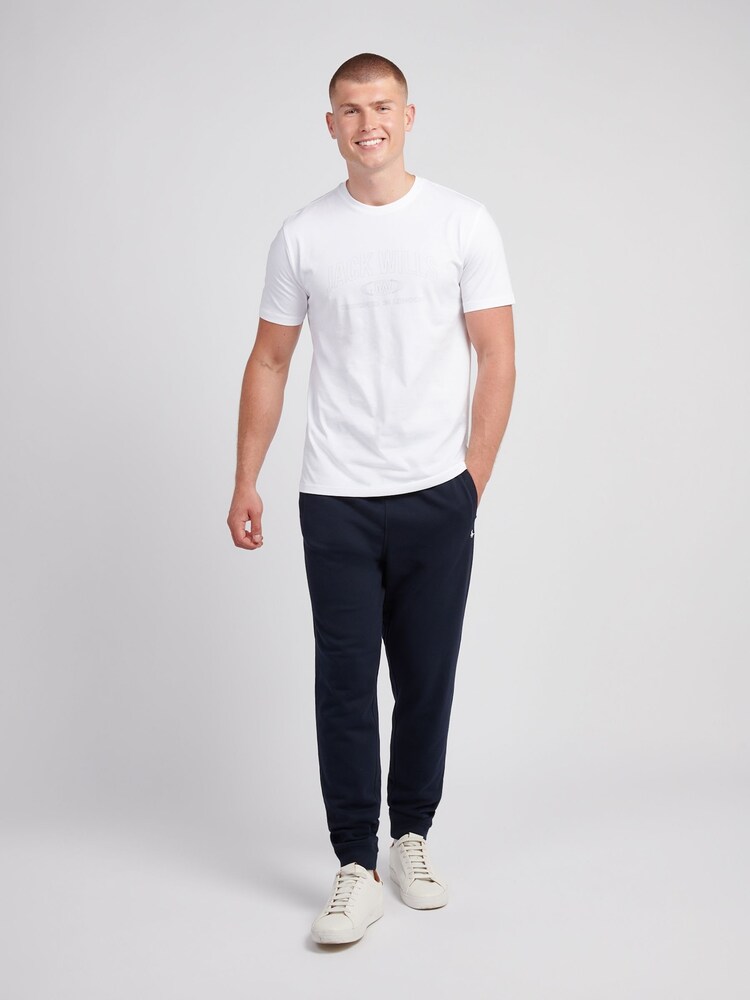 Jack Wills White Dystopia Stitch Graphic T-Shirt - Image 3 of 3 Jack Wills White Dystopia Stitch Graphic T-Shirt - Image 3 of 3