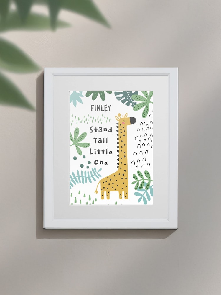 Personalised Giraffe Children’s Nursery Framed Print by Jonnys Sister - Image 3 of 3 Personalised Giraffe Children’s Nursery Framed Print by Jonnys Sister - Image 3 of 3