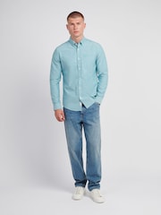 Jack Wills Alexandrite Wadsworth Oxford Long Sleeve Shirt - Image 3 of 5
