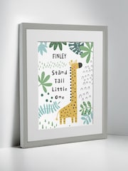 Personalised Giraffe Children’s Nursery Framed Print by Jonnys Sister - Image 2 of 3