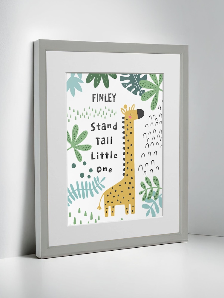 Personalised Giraffe Children’s Nursery Framed Print by Jonnys Sister - Image 2 of 3 Personalised Giraffe Children’s Nursery Framed Print by Jonnys Sister - Image 2 of 3