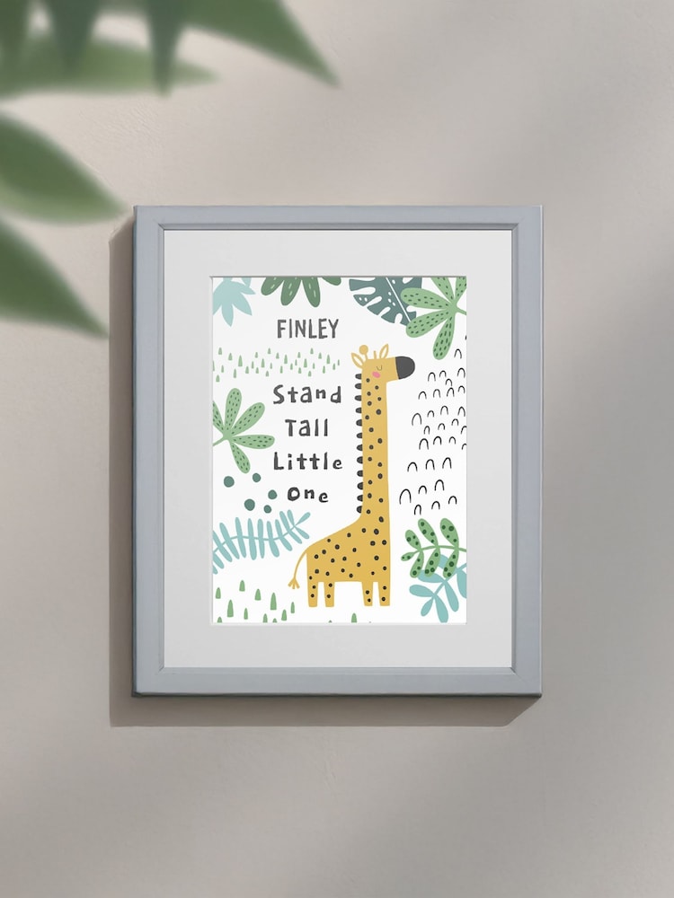 Personalised Giraffe Children’s Nursery Framed Print by Jonnys Sister - Image 3 of 3 Personalised Giraffe Children’s Nursery Framed Print by Jonnys Sister - Image 3 of 3