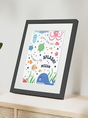 Personalised Under the Sea Children’s Nursery Framed Print by Jonnys Sister - Image 1 of 3