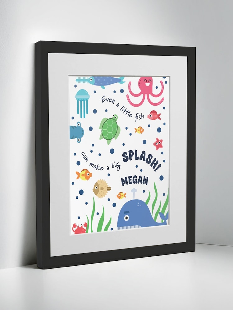 Personalised Under the Sea Children’s Nursery Framed Print by Jonnys Sister - Image 2 of 3