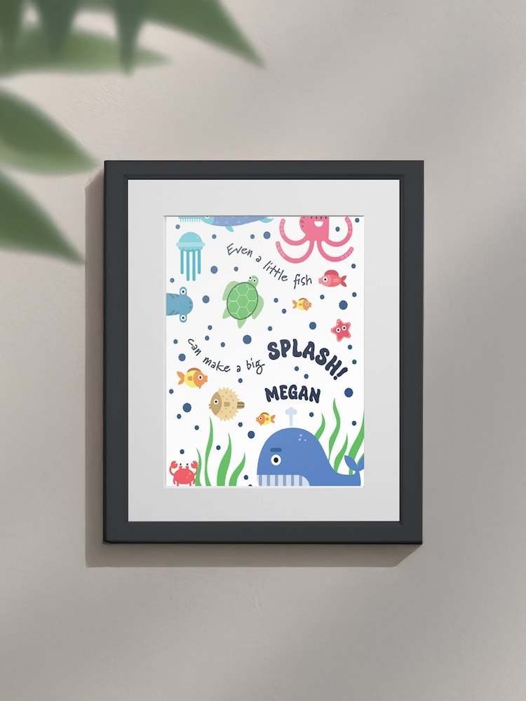Personalised Under the Sea Children’s Nursery Framed Print by Jonnys Sister - Image 3 of 3