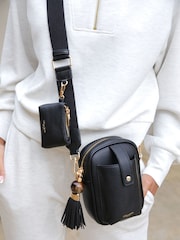 Luella Grey Elise Portrait Cross-Body Black Bag - Image 5 of 6