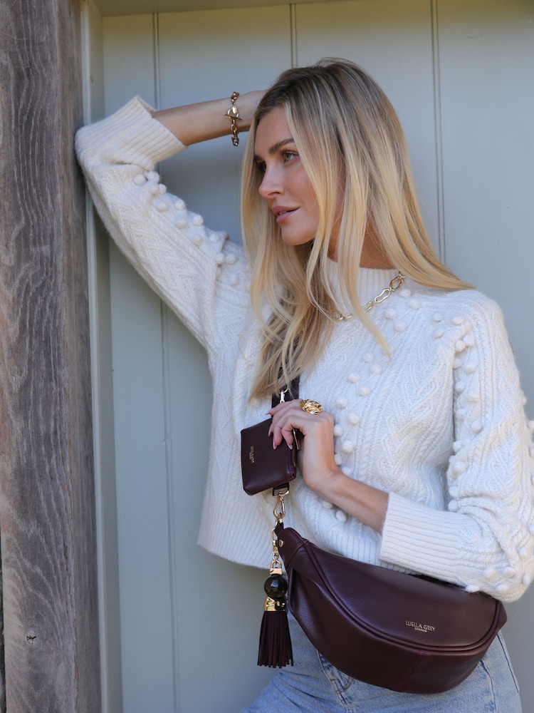 Luella Grey Purple Lauren Sling Bag - Image 6 of 6