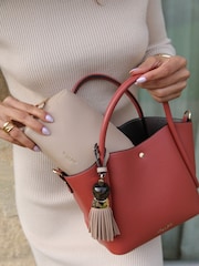 Luella Grey Red Flo Cross-Body Bag - Image 3 of 7