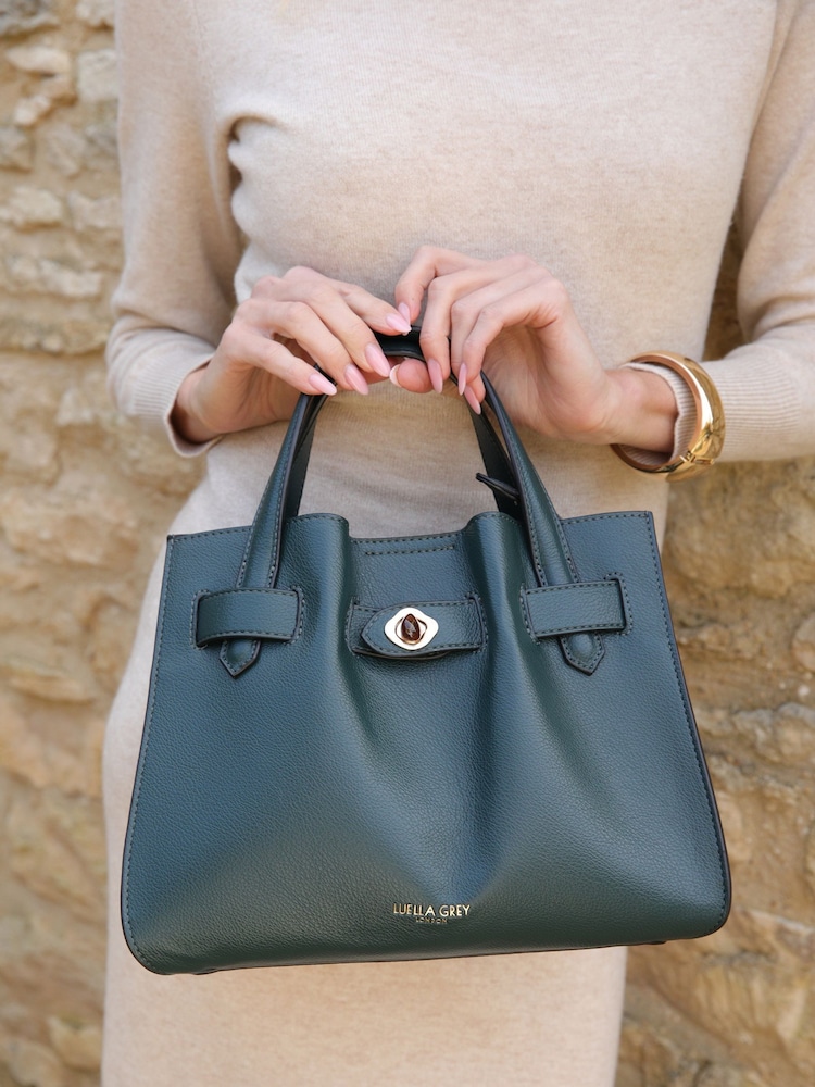 Luella Grey Blue Bonnie Tote - Image 1 of 3 Luella Grey Blue Bonnie Tote - Image 1 of 3
