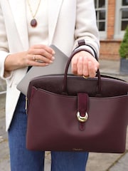 Luella Grey Purple Carlotta Laptop Tote - Slika 3 iz 3