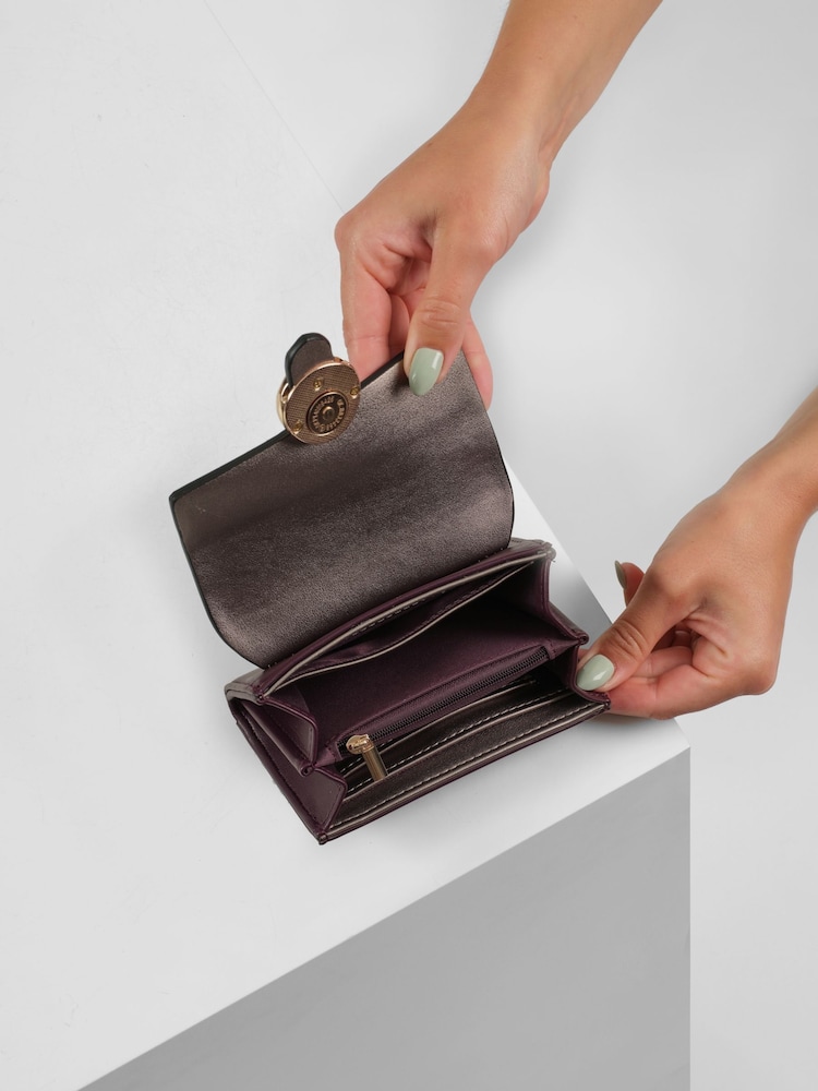 Luella Grey Purple Letitia Purse - Image 5 of 5