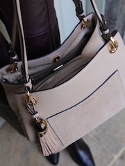 Luella Grey Taupe Sienna Hobo Tote - Image 2 of 2