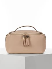 Luella Grey Taupe Carmel Make Up Pouch - Image 1 of 5
