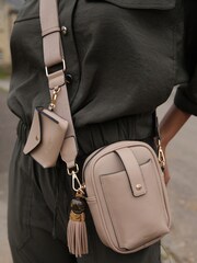 Luella Grey Luella Grey Blue Elise Portrait Cross-Body Bag - Slika 7 iz 7