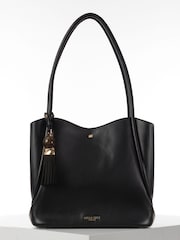 Luella Grey Black Floella Tote Bag - Image 6 of 7