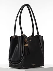 Luella Grey Black Floella Tote Bag - Image 7 of 7