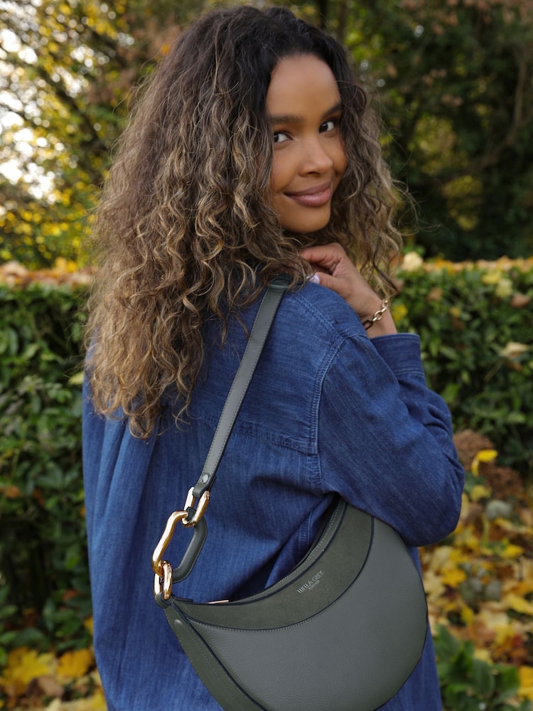 Luella Grey Green Hester Shoulder Bag - Image 2 of 6