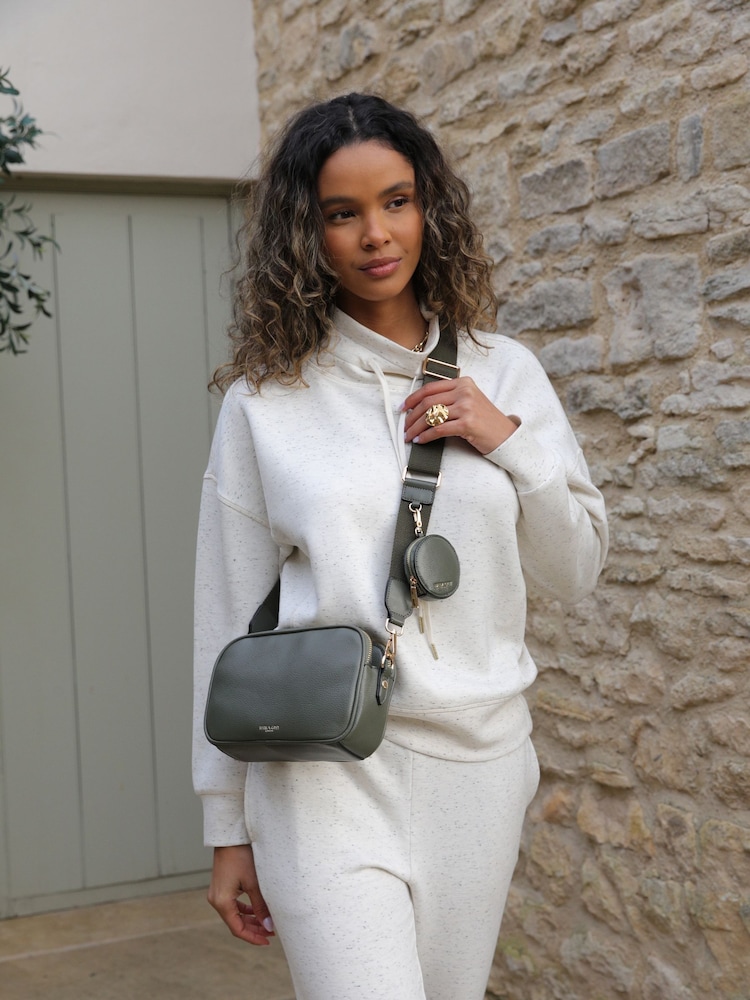 Luella Grey Green Siobhan Camera Cross-Body Bag - Image 1 of 3 Luella Grey Green Siobhan Camera Cross-Body Bag - Image 1 of 3