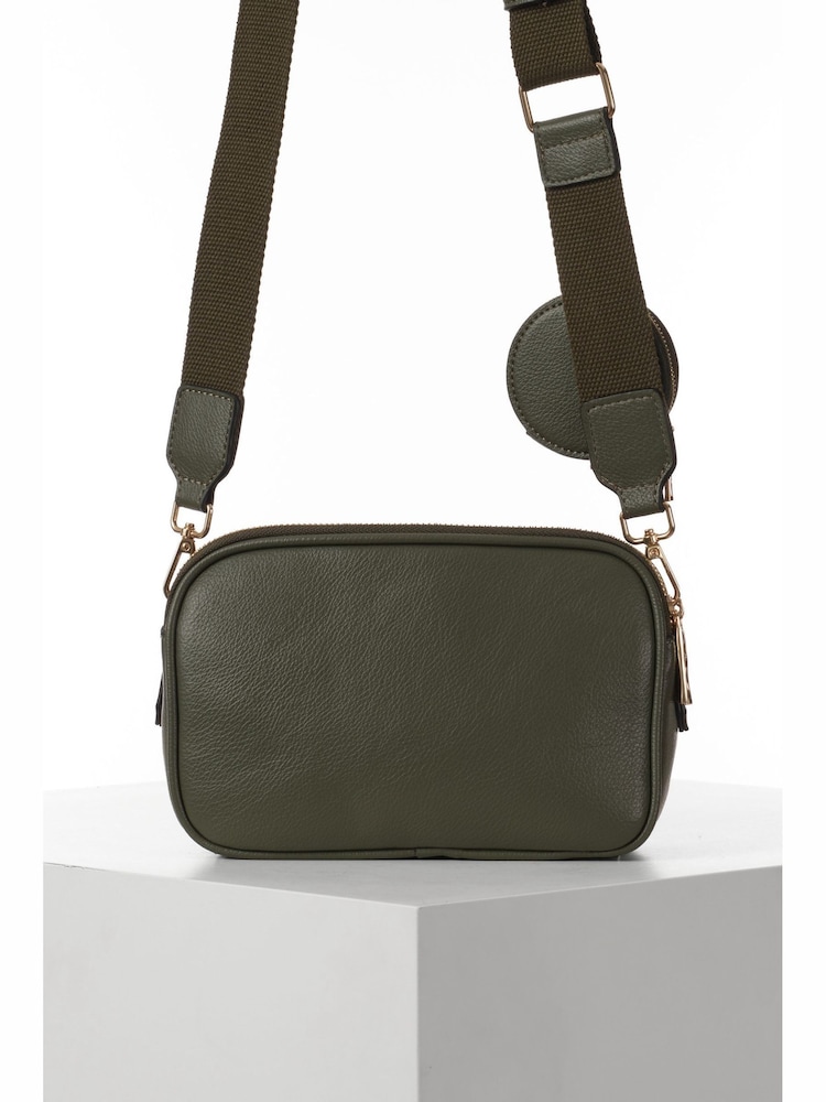 Luella Grey Green Siobhan Camera Cross-Body Bag - Image 5 of 5 Luella Grey Green Siobhan Camera Cross-Body Bag - Image 5 of 5