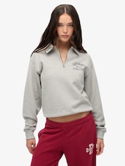 Casaco Superdry Athletic com gola e zíper médio - Imagem 1 de 7