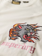 Camiseta Superdry Old School Tattoo Relaxed - Imagem 6 de 7
