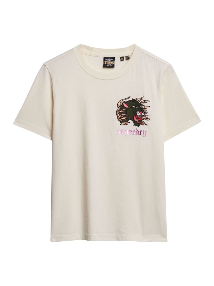 Camiseta Superdry Old School Tattoo Relaxed - Imagem 7 de 7