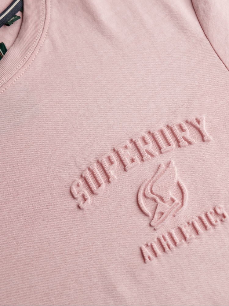 Superdry Athletic Embossed Relaxed T-Shirt - Imagen 6 de 6