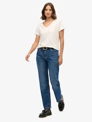 Superdry Cotton Mid Rise Straight Jeans - Slika 4 iz 8