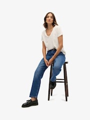 Superdry Cotton Mid Rise Straight Jeans - Slika 5 iz 8