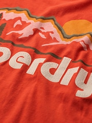Superdry Red Great Outdoors Relaxed T-Shirt - Image 7 of 7