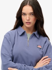Casaco Superdry Athletic com gola e zíper médio - Imagem 4 de 7