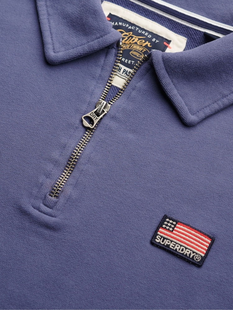 Casaco Superdry Athletic com gola e zíper médio - Imagem 7 de 7