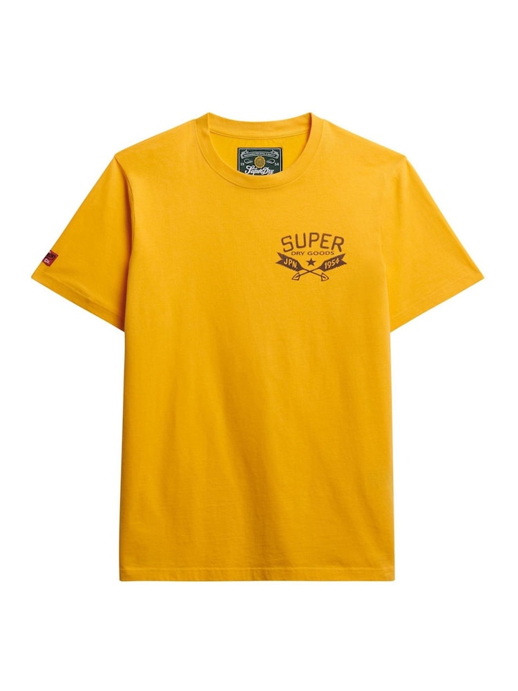 Superdry Gold Lo-fi Outdoors Chest T-Shirt - Image 6 of 6