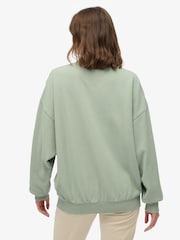 Superdry Green Tokyo Narrative Oversized Sweatshirt - Image 2 of 6