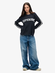 Superdry Athletic Essentials Graphic Long Sleeve Top - Imagem 5 de 6