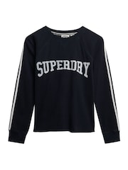 Superdry Athletic Essentials Graphic Long Sleeve Top - Imagem 6 de 6