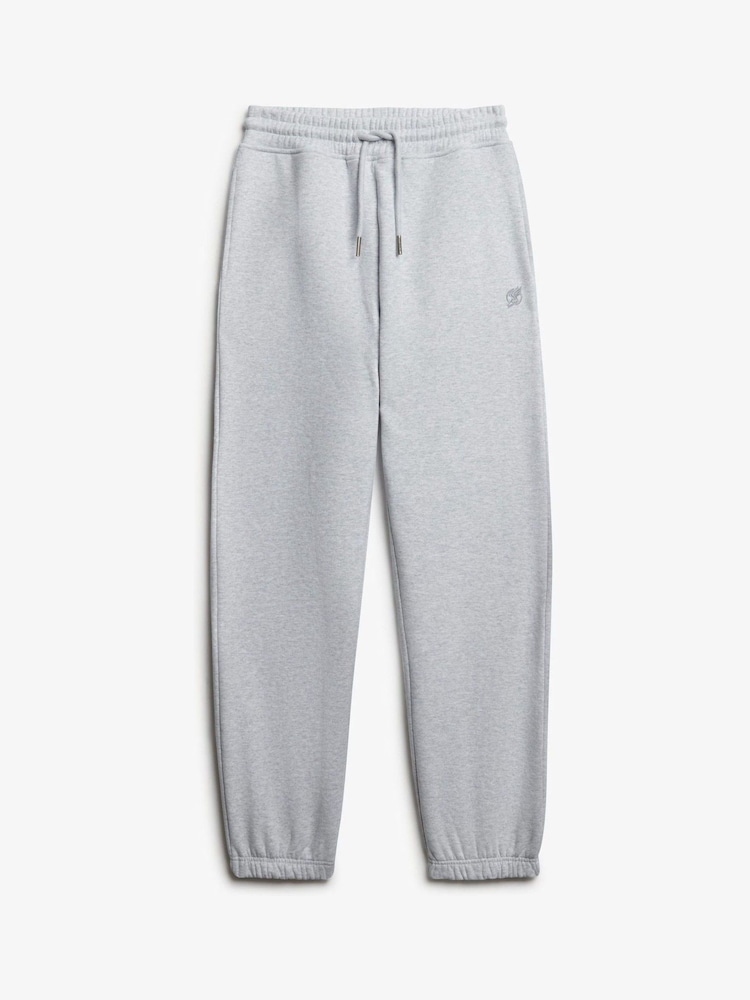 Superdry Grey Blank Oversized Joggers - Image 1 of 2