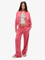 Superdry Red Essential Logo Track Top - Image 3 of 7